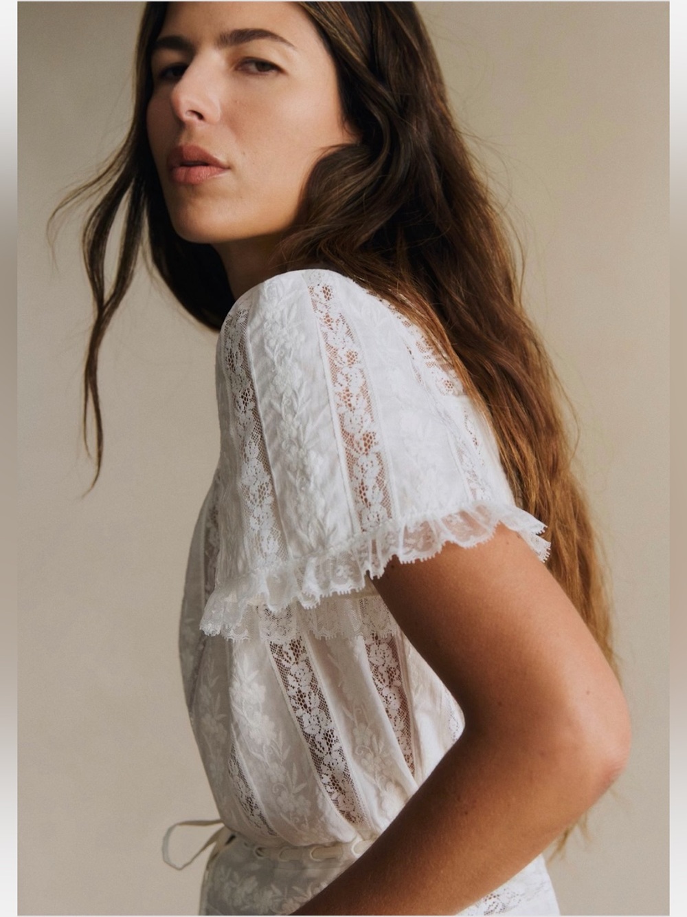 NWT Sezane Shenali Blouse - Size 6 - Picture 5 of 13